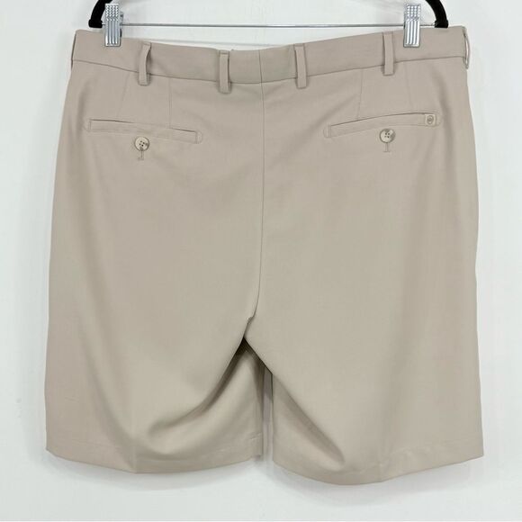 Peter Miller Khaki Tan Classic Quick Dry Business Casual Athleisure Golf Short - Picture 5 of 15